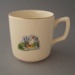Child's cup - nursery theme; Crown Lynn Potteries Limited; 1948-1955; 2008.1.1301