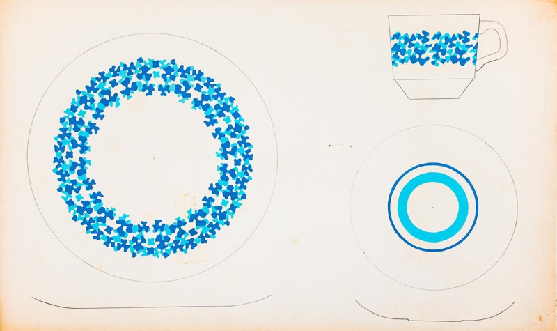 Crown Lynn Design awards entry; Mary Holten; 1971; 2010.1.222