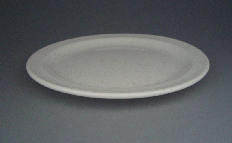 Bread and butter plate - trial; Crown Lynn Potteries Limited; 1980-1989; 2008.1.2535