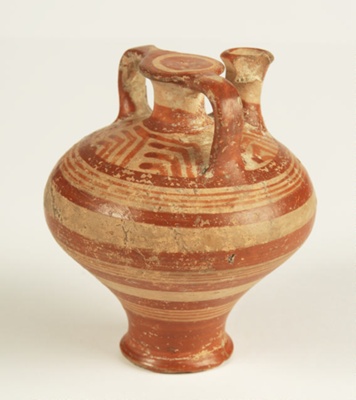 Mycenaean Stirrup Vase; 14th century BC; Mycenae; 69.001 | eHive