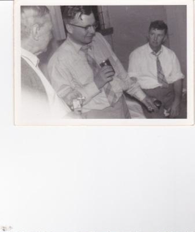 Photograph George Brodie Jack te Kloot and Jim McClymont c1950