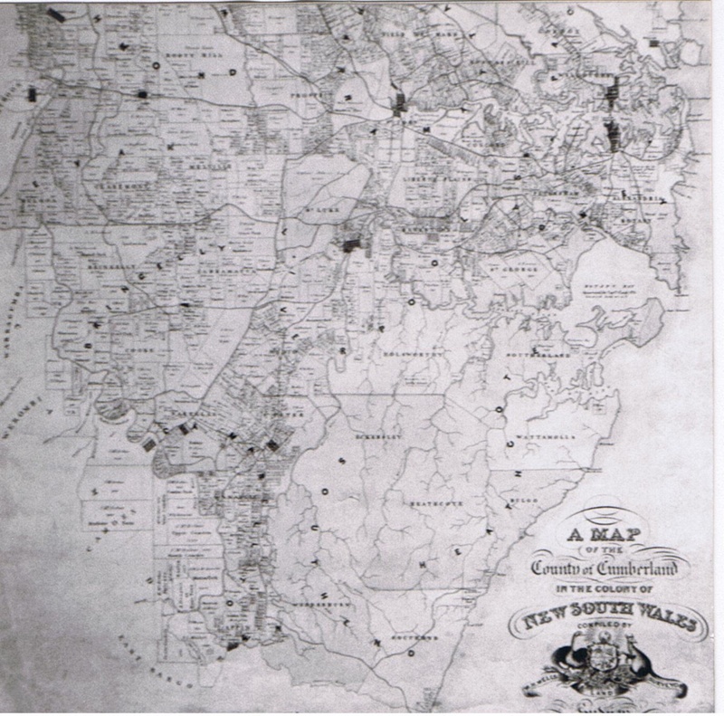 Map County Cumberland Colony New South Wales; 8782 | EHive