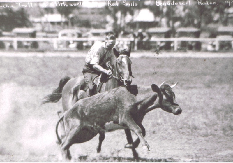 Photograph - Archie Trott at Beaudesert Rodeo.; 1933; 6972 | eHive