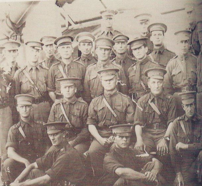 Photograph Officers of the Fifth Light Horse Regiment on the