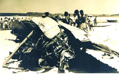 Photograph - Wirraway Wreckage on Maroochydore.; Postle, Clint; 1954 ...