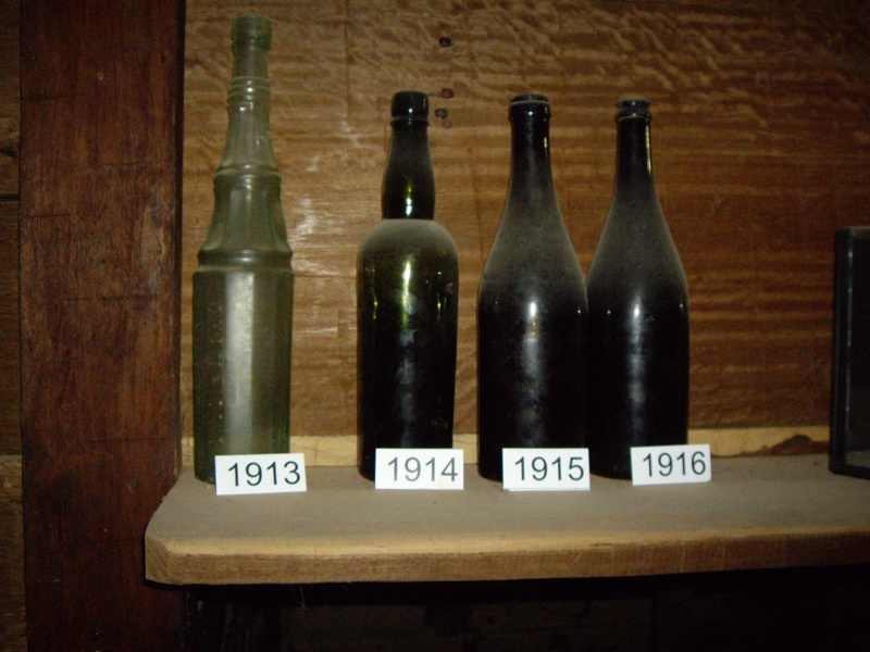 Glass vinegar bottle; Champions Vinegar; 1880 1900; 1913 eHive