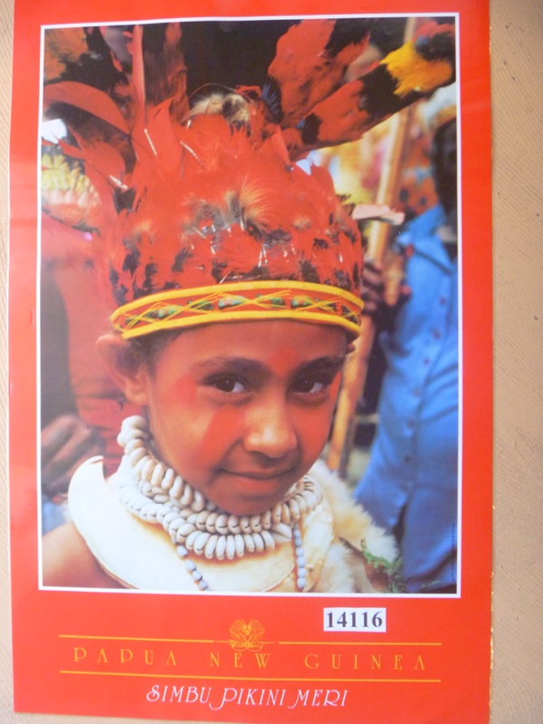 Poster - Simbu Pikini Meri, Papua New Guinea. ; c 1990?; 14116 | eHive