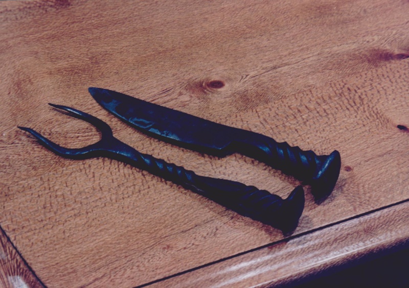 Photograph Serving Implements made for the Dame Mary Durack outback