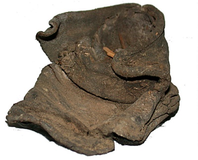 Baby's shoe; Circa 17th Century; CG7.a