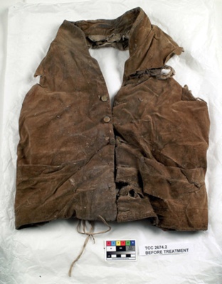 Waistcoat; Circa 1790-1840; CG8.b