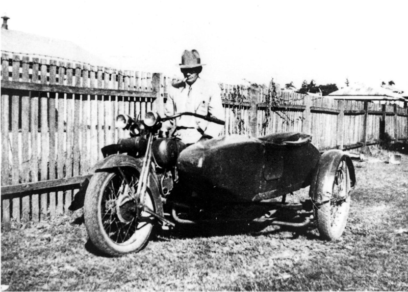 Thomas Doyle on his motorcycle; 1932; PM0775 | eHive