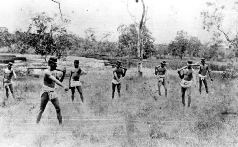 A group of Native Mounted Police undergoing; 1880; PM0631 | eHive