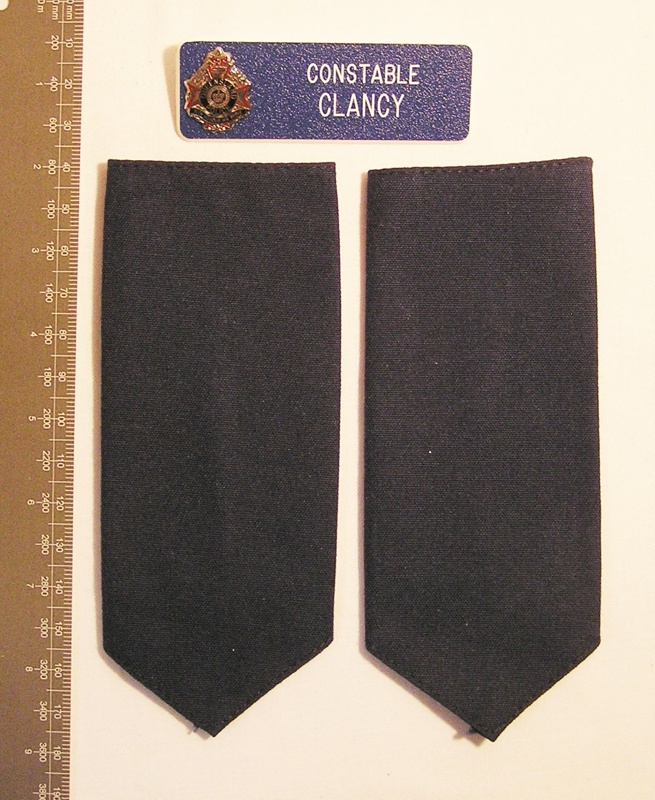 Constable Clancy Epaulettes and Name Tag ; Unknown; c.2011; QP97 | eHive