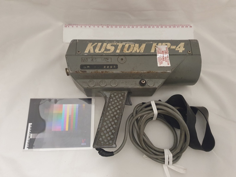 Kustom HR4 Speed Radar Gun; Kustom Electronics Inc.; c.1982; QP535 eHive