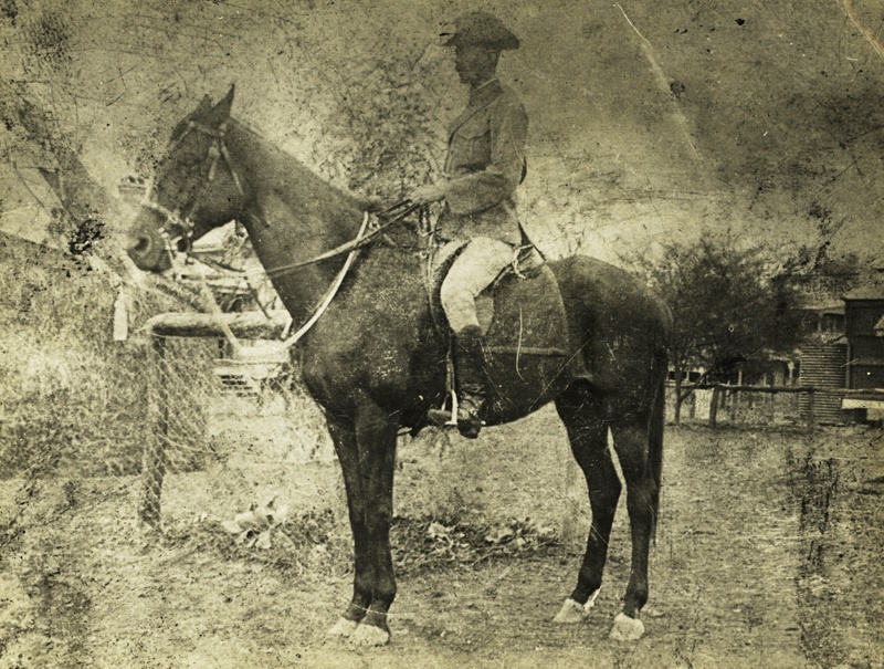 Constable Sydney Penrose Outside The Longreach Police Station; 1907 ...