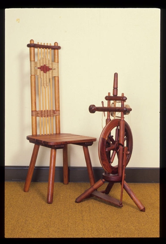 Chair for spinning cheap wheel