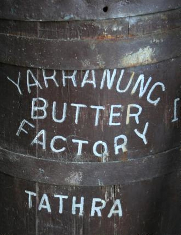 Butter Keg, white ash, made by Coopers, Bega, used by Yarranung Butter
