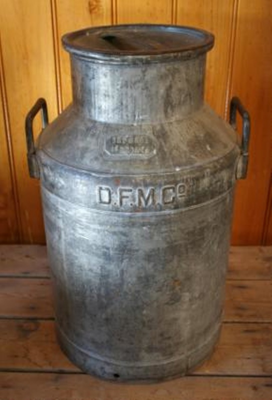 Milk Can, steel, used by Sly Bros, Bega | eHive