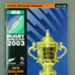 Rugby union match program - New Zealand v Canada, 2003 Rugby World Cup; Unknown; 2003; M12105