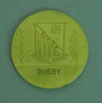 Rugby union U15 medal, Xavier College, Melbourne; Unknown; 1972; 1999.3565.37