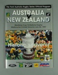 Rugby union international match program, Australia v New Zealand, 1997; Unknown; 1997; 2004.4095.2