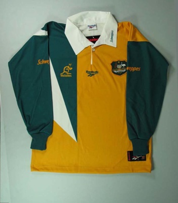 Australia rugby union (supporter) jersey, 1998(?); Unknown; Circa 1998; 2006.5603