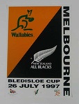 Rugby union poster, 1997; Unknown; 1997; 2006.5413