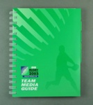 Rugby World Cup media guidebook, 2003; Unknown; 2003; M12099
