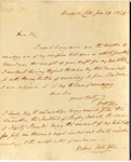 Letter from William Webb Ellis to unknown recipient; William Webb Ellis; 29/6/1829; 2006/299