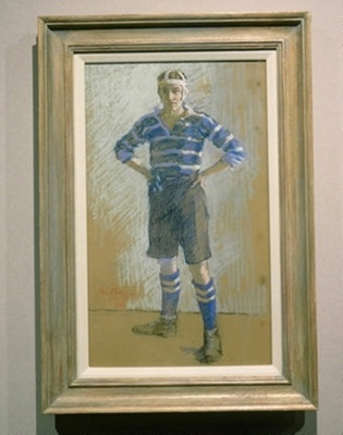 Drawing - Scottish Rugby Player; David Foggie (1878-1948); 1934; 2003/43