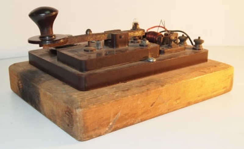 Telegraph Morse Code tap key; 85309 on eHive