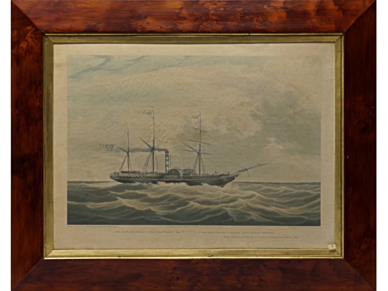 Humber Union Steam Company's Ship Vivid engraving after painting by W
