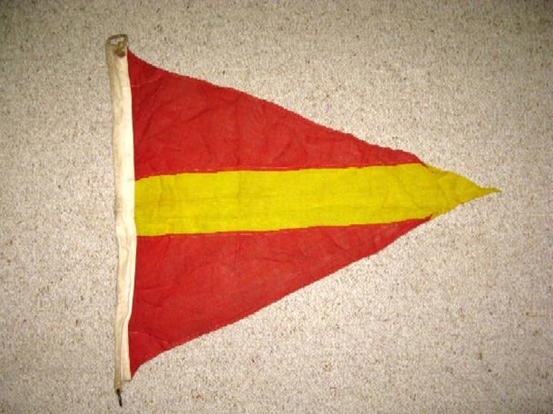 Royal Navy Code M (Signal flag); A_2010-116 | eHive