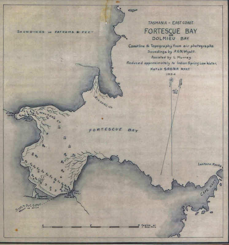 Chart of Fortescue Bay; D_2019010 eHive