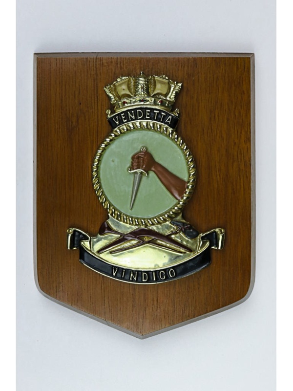 HMAS Vendetta crest; A_2005026 eHive
