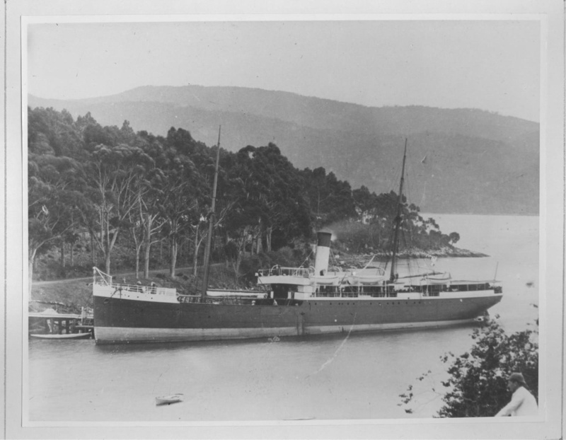 SS Flora, steamship at Port Arthur, c.1880s ; P_2019-353 | eHive