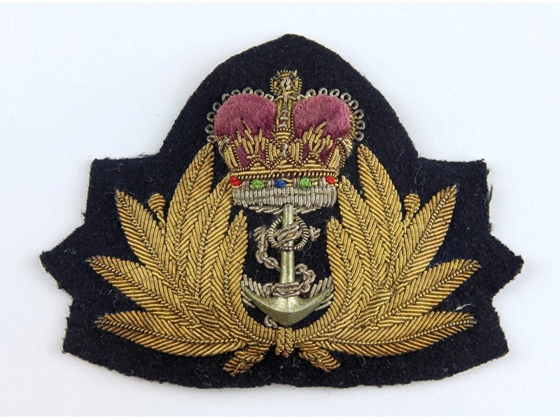 Royal Navy - Officer's Cap Badge; A_1991-527 | eHive