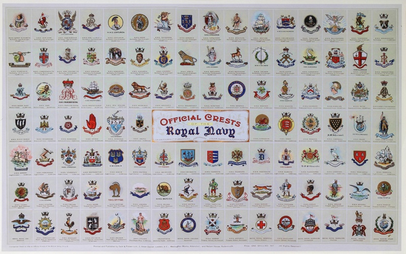 Gale & Polden - Official Ships Badges of the Royal Navy. ; P_2019-021 ...