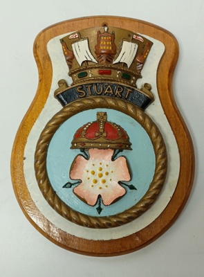 Stuart Nautical Sign HMAS Stuart- Naval Ship's Badge; A_2025-063 | eHive