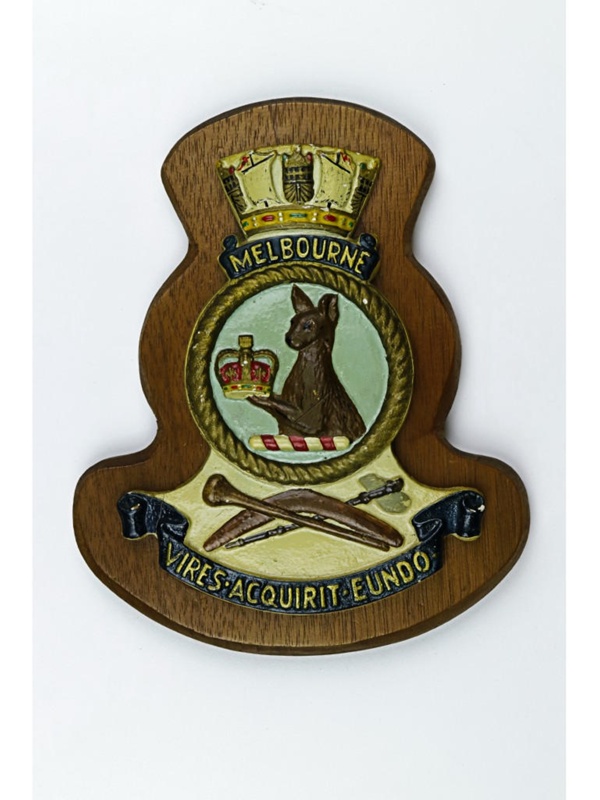 HMAS Melbourne - crest; A_2005-031 | eHive