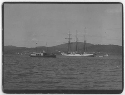 Steam Yacht SUNBEAM and SS ENDEAVOUR in River Derwent ; Williamson ...