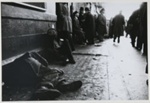 Untitled, [Homeless men next to a line of people]. ; McLoughlin, Mike; c.a. 1970; 1974:0023:0003