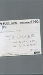 TV Dinner - Anne Erickson Part 1; TV Dinner; 24/04/1996; 2022:0008:0550