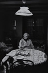 Untitled [Woman at table]; Saur, Francoise; ca. 1970s; 1986:0016:0007