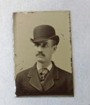 [Man With Bowler Hat]; Unknown; Ca. 1860; 1975:0029:0012
