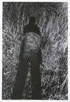 Untitled, [Shadow of a man standing over a gravestone]. ; McLoughlin, Michael; 1968; 1973:0045:9999
