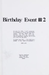 Birthday Event #2; Swedlund, Charles; 1975; 1979:0181:0002