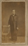 Untitled [Man with his hand on a chair]; T. E. Hewitt; Undated; 0075:0031:0062