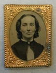 [Portrait of a woman looking into the camera]; Unknown; Ca. 1860; 1975:0029:0023