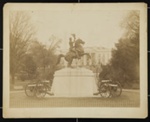 Statue of General Andrew Jackson. Front View of the White House ; C.M. Bell Studios; ca. 1900; 1976:0003:0012